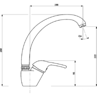 Aquasanita Ambra 2813 (белый) Image #7