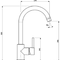 Aquasanita Sabia 5523 (белый) Image #9