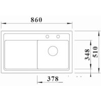 Blanco Zenar 45 S 524153 (правая, жасмин) Image #4