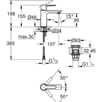 Grohe Lineare XS-Size 23791001 (хром) Image #2