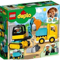 LEGO Duplo 10931 Грузовик и гусеничный экскаватор Image #2