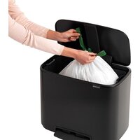Brabantia Bo Pedal Bin 36 л (черный матовый) Image #6