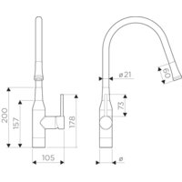 Omoikiri Yatomi-BN-GR 4994251 Image #2