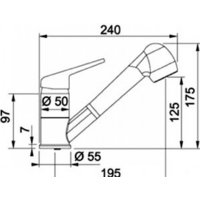 Franke Novara-Plus Pull Out 115.0470.674 (графит) Image #2