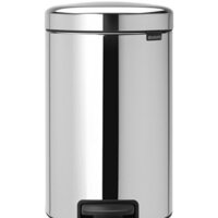 Brabantia Pedal Bin NewIcon с корзиной 12 л (стальной полированный)