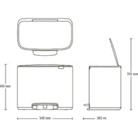 Brabantia Bo Pedal Bin 36 л (белый) Image #11