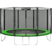 Atlas Sport 435 см - 14ft Basic (с лестницей, внешняя сетка, зеленый)