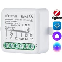 Hommyn zigbee 2 канала RLZBNN02 (без нейтрали) Image #12