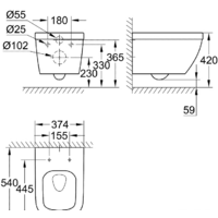 Grohe Euro 39328000 (без сиденья) Image #4