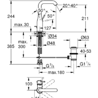 Grohe Essence New 32628GN1 (холодный рассвет, матовый) Image #2