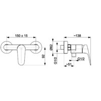 Armatura KFA Otava Black 5556-010-81 Image #2