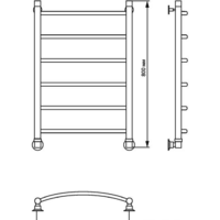 Luxon R 80x50 (нижнее подключение) Image #2