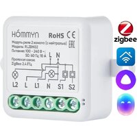 Hommyn zigbee 2 канала RLZBN02 (с нейтралью) Image #12