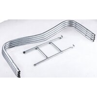 Atlas Sport 252 см - 8ft Pro (с лестницей, внешняя сетка, оранжевый) Image #7