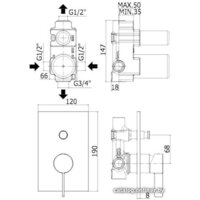 Paffoni Rock RO015CR Image #2