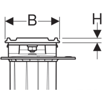 Geberit CleanLine60 154.458.00.1 (нержавеющая сталь) Image #2