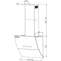 Backer AH60E-THSL200C Black Glass Image #3