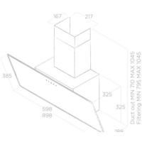 Elica Shire WH/A/90 No Plug Image #3