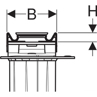Geberit CleanLine60 154.457.00.1 (нержавеющая сталь/черный) Image #2