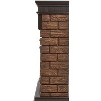 Firelight Bricks Wood 25 (камень темный/шпон венге) Image #3