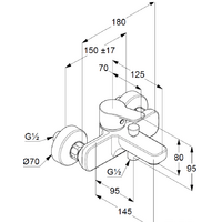 Kludi Pure & Easy 376810565 (хром) Image #2
