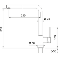 Franke Sirius Spiralli (хром/миндаль) Image #2