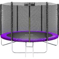 Atlas Sport 312 см - 10ft Basic (с лестницей, внешняя сетка, сливовый)