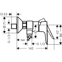 Hansgrohe Talis E 71760000 (хром) Image #2