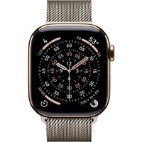 Apple Watch Series 11 LTE 42 мм (титановый корпус, золотистый/природный, миланская петля) Image #2