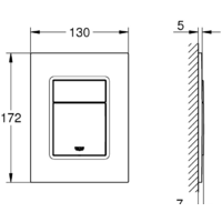 Grohe Skate Cosmopolitan S 37535P00 (матовый хром) Image #2