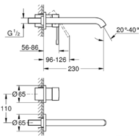 Grohe Essence New 19967GN1 (холодный рассвет, матовый) Image #2