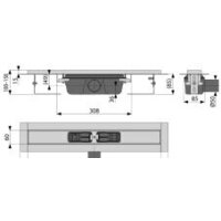 Alcaplast APZ101-1050 Low (без решетки) Image #5