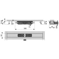 Alcaplast APZ101-1050 Low (без решетки) Image #2