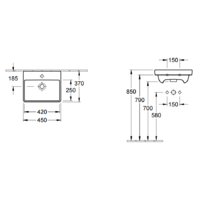 Villeroy & Boch Avento 45x37 [735845R1] Image #2