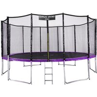 Atlas Sport 490 см - 16ft Pro (с лестницей, внешняя сетка, сливовый)