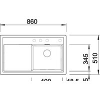 Blanco Zenar 45 S (правая, кофе) Image #3