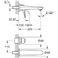 Grohe Eurostyle M-Size (хром) [19571003] Image #3