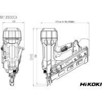 Hikoki NR1890DCAWQZ (с 2-мя АКБ, кейс) Image #11