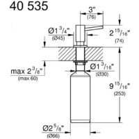 Grohe Cosmopolitan 40535BE0 (полированный никель) Image #3