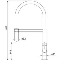 Aquasanita Colos 2003 001 (черный/хром) Image #2
