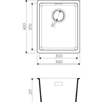 Omoikiri Kata 34-U BL Image #2