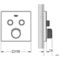 Grohe Grohtherm SmartControl 29156LS0 Image #2