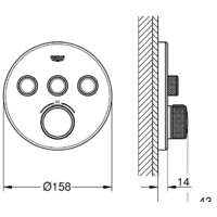 Grohe Grohtherm SmartControl 29904LS0 Image #2
