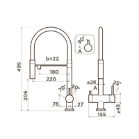 Omoikiri Kanto-GB 4994356 (графит) Image #2