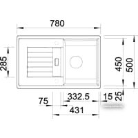 Blanco ZIA 45 S (темная скала) [518937] Image #2