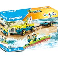 Playmobil PM70436 Пляжный автомобиль с каноэ