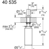 Grohe Cosmopolitan 40535A00 (темный графит) Image #3