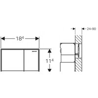 Geberit Omega 60 115.081.SI.1 (белое стекло) Image #2