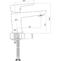 Cersanit Mille S951-045 (хром) Image #2