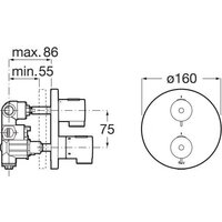 Roca T500 Chrom A5A2K18C00 Image #2
